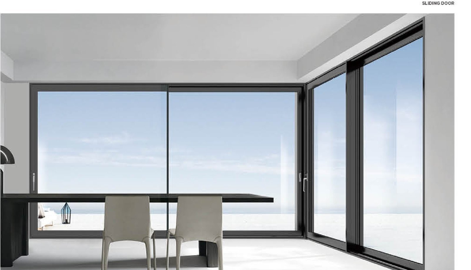 Panoramic fixed glazing installed across a modern house elevation