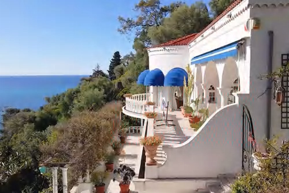 European villa terrace above the sea — the market the tilt and turn action was built for