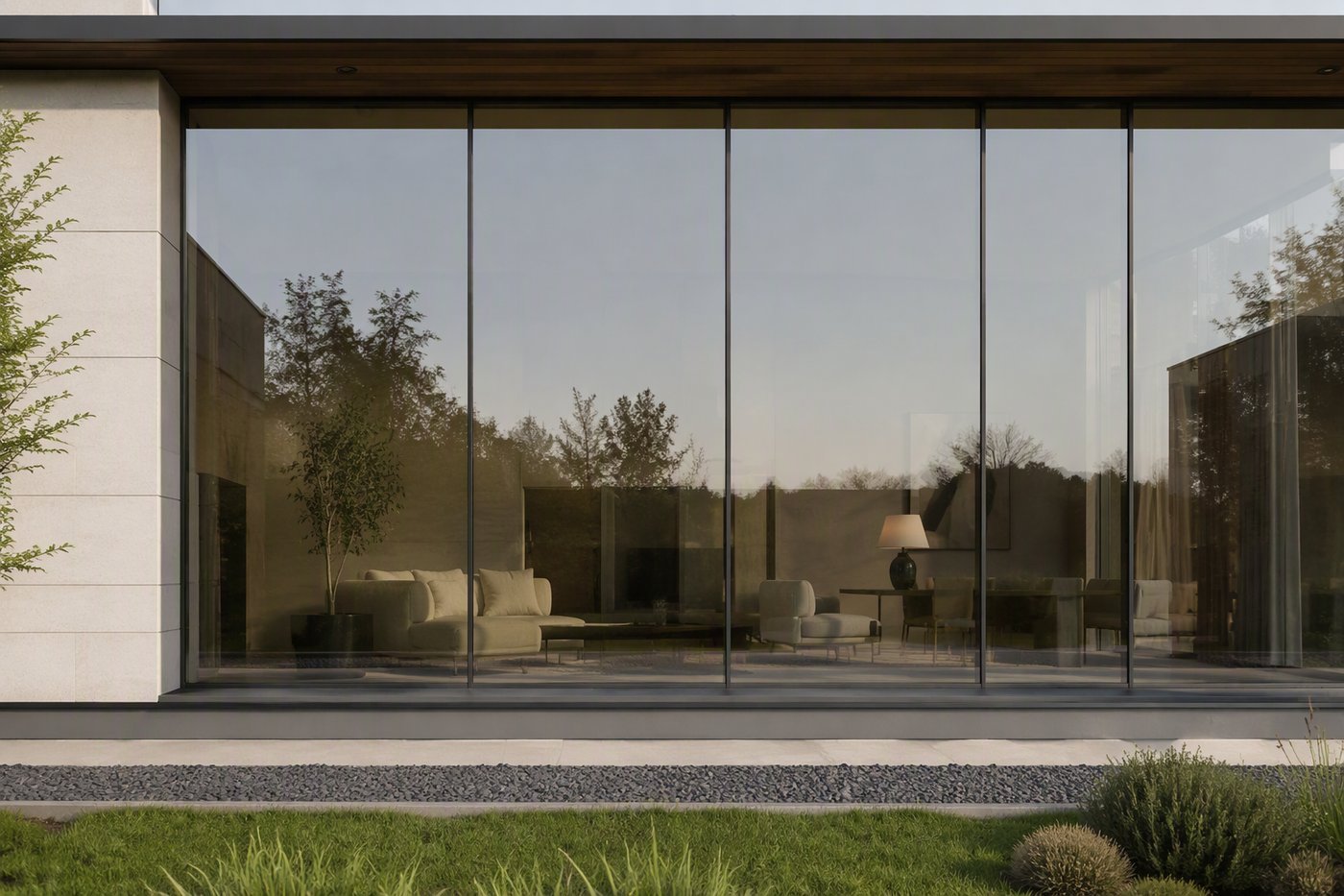 Large-format glass, aluminium advantage