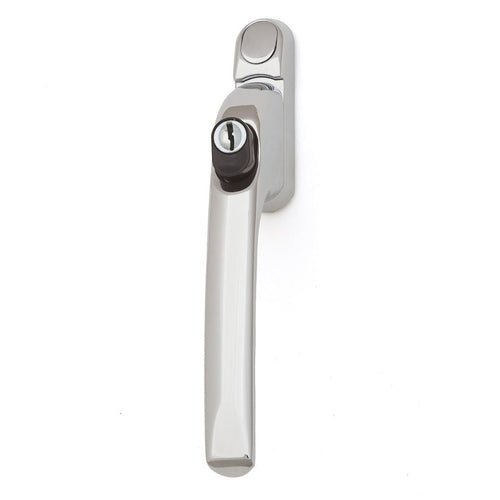 Chrome finishing aluminium window handle